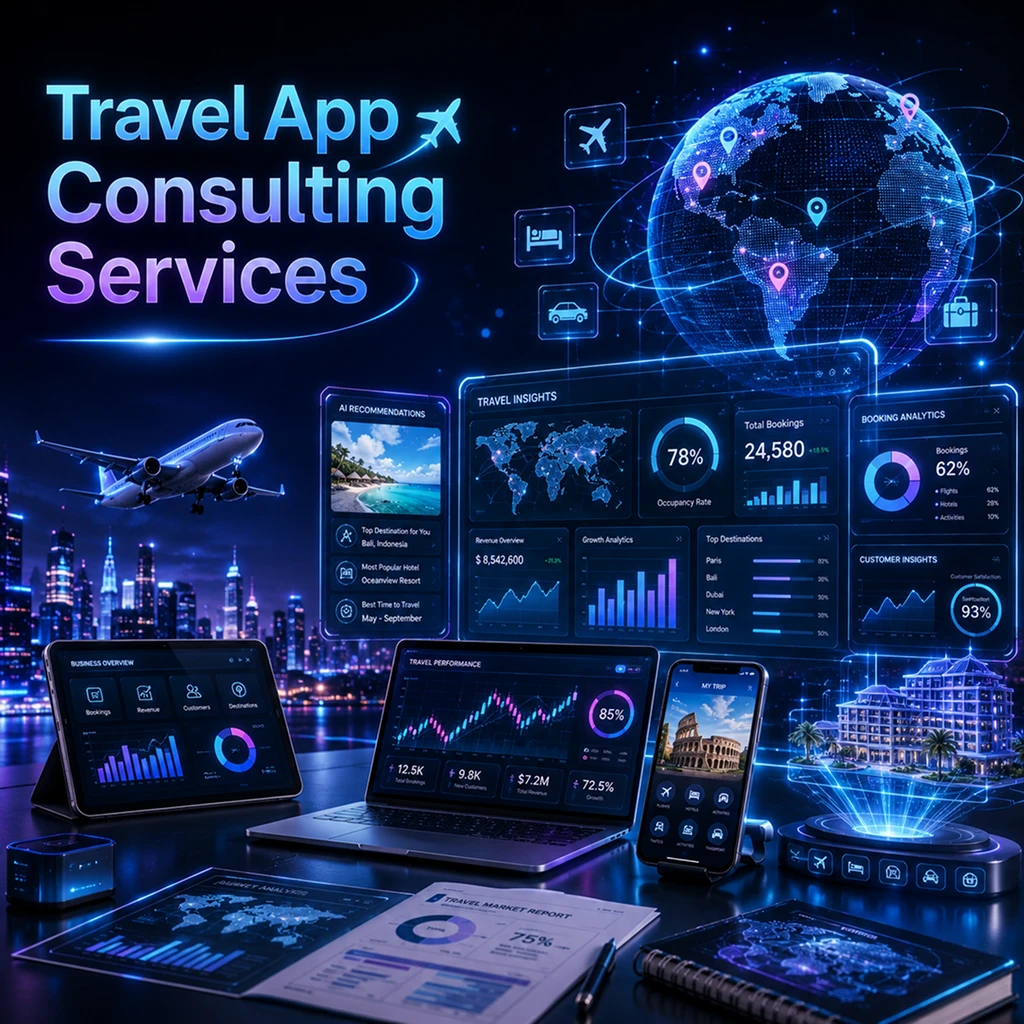 Travel app consulting services and strategy solutions
